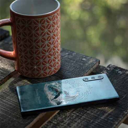 Brigid Ashwood Dolphin Celtic Knot Galaxy Note 10 Skin